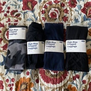 Lot of 4 High rise cropped leggings